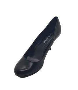 Black 2.5 inch Low Heel Pump 11.0 Black Man Made Materials